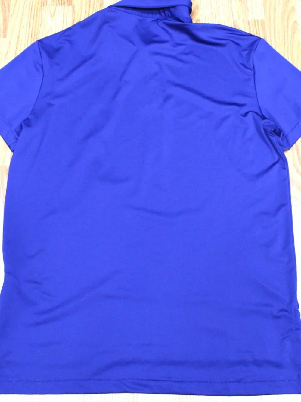 POLO RALPH LAUREN REGULAR FIT POLY/SPANDEX SHIRT DARK BLUE Sz MEDIUM, M